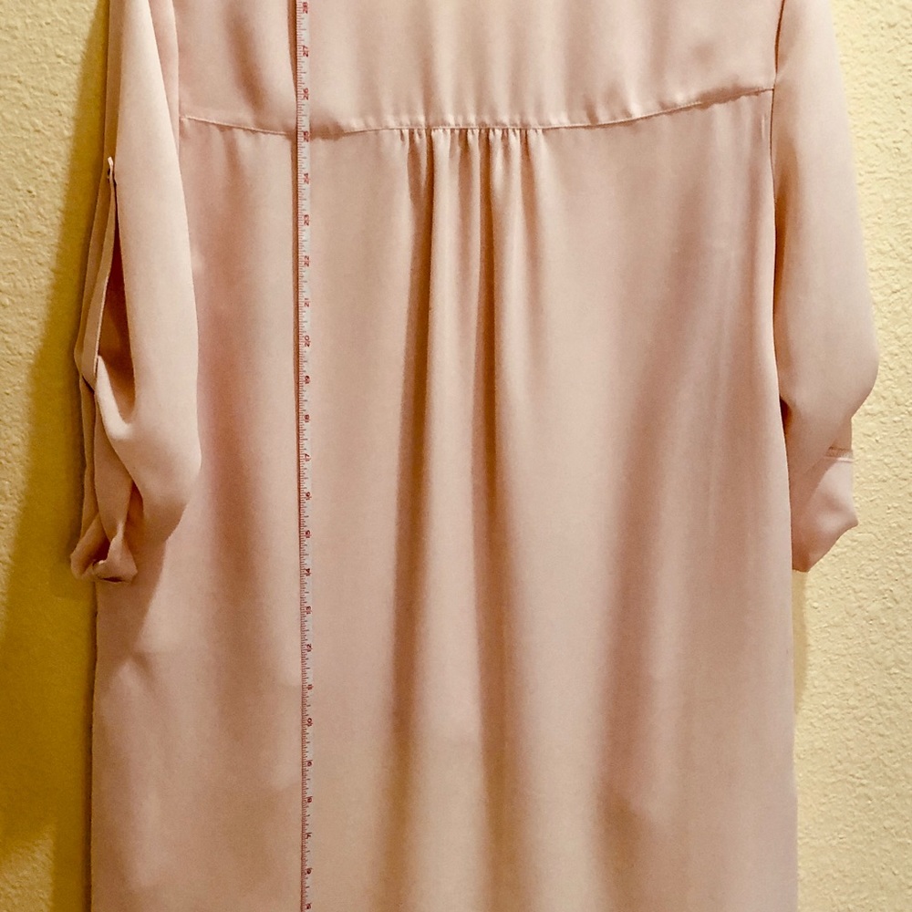 Alfani 3/4 Roll-up Peach Sleeve Top - Picture 6 of 16